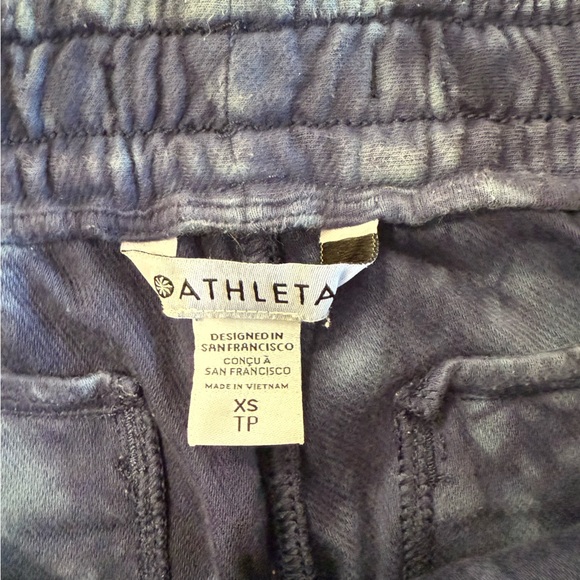 Athleta Farallon Blue Tie Dye Knit Shorts Women’s Size XS - Picture 6 of 7